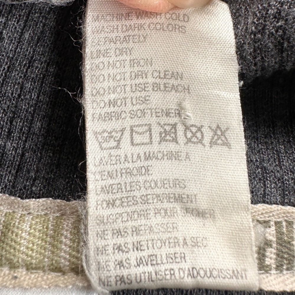 The North Face Tekware Jacket Wmn Large Gray Ribbed Full Zip Mock Neck Excellent - Picture 6 of 7